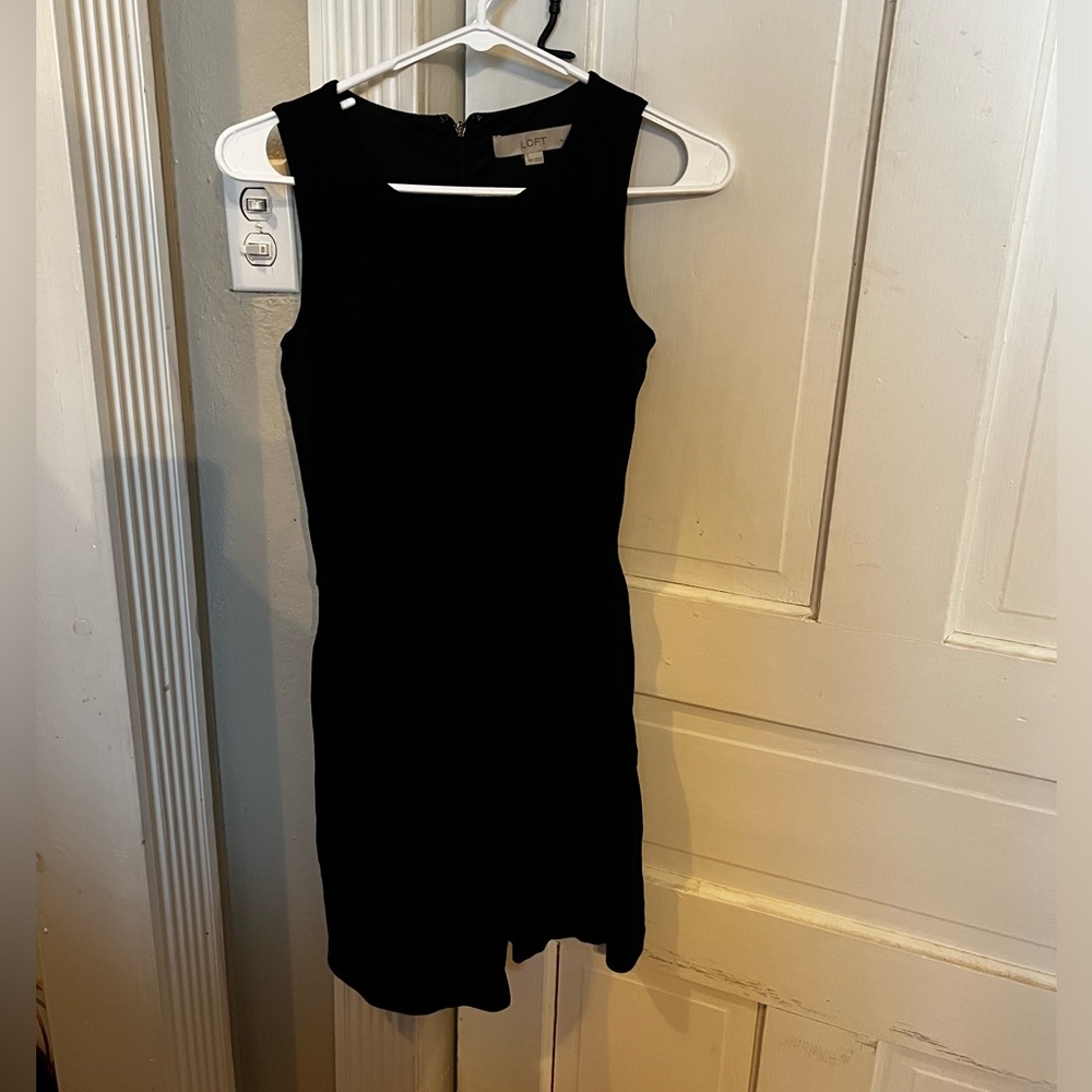 Black cocktail dress